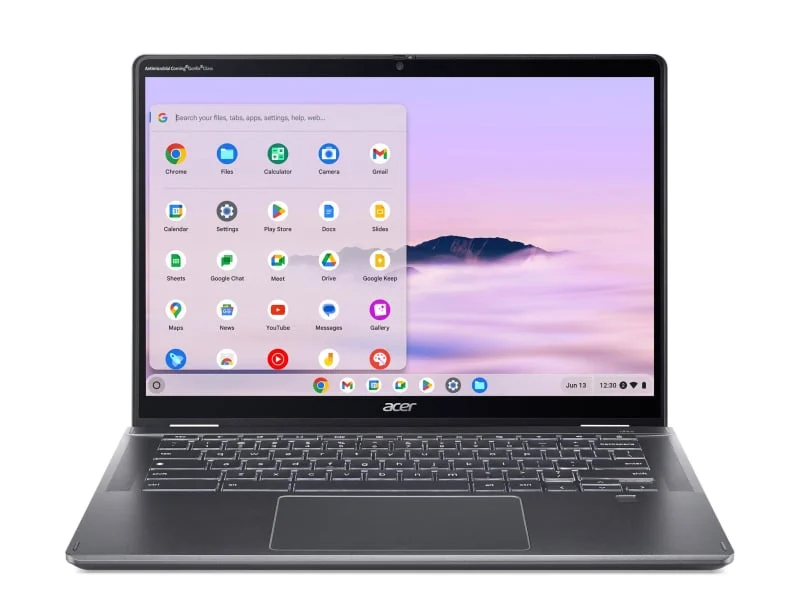 Laptop | Acer | Chromebook | Intel Core 5 120U | LPDDR5X | 16GB | SSD | 512GB | 16" | Chrome OS