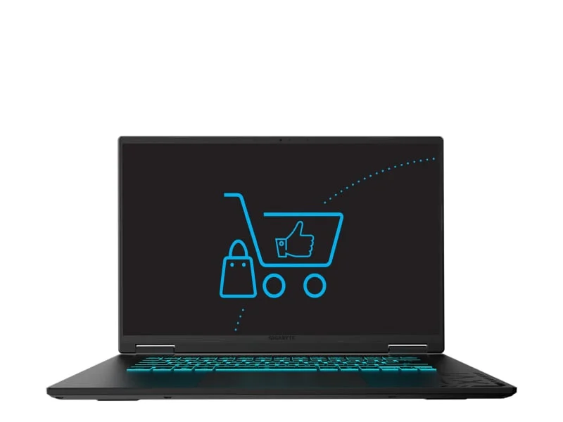 Laptop | Gigabyte | A16 | AMD Ryzen 7 170 | DDR5 | 16GB | SSD | 1TB | 16" | Microsoft Windows 11 Home