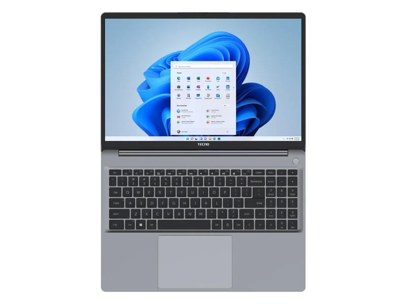 Laptop | TECNO | Megabook | AMD Ryzen 5 7430U | DDR4 | 16GB | SSD | 512GB | 15,6" | Microsoft Windows 11 Home