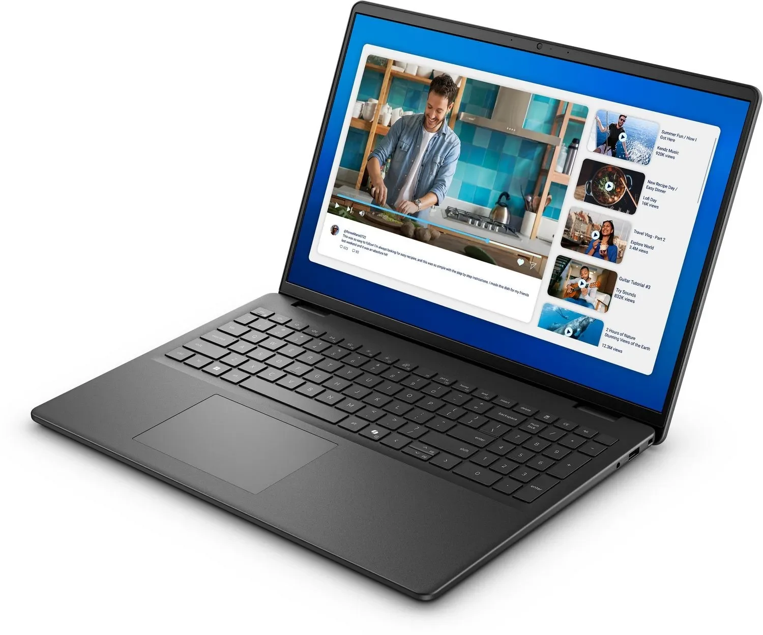 Laptop | Dell | 16 | Intel Core 5 120U | DDR5 | 16GB | SSD | 512GB | 16" | Microsoft Windows 11 Home