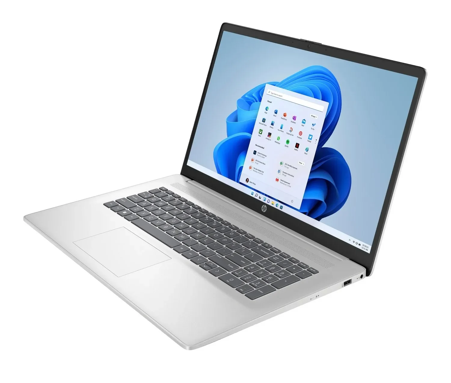 Laptop | HP | 17 | AMD Ryzen 7 7730U | DDR4 | 16GB | SSD | 512GB | 17,3" | Microsoft Windows 11 Home