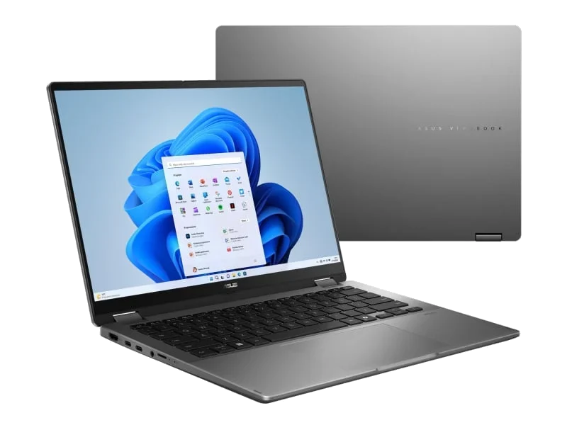 Laptop | ASUS | Vivo Flip | Intel Core Ultra 7 256V | LPDDR5X | 16GB | SSD | 1TB | 14,0" | Microsoft Windows 11 Home