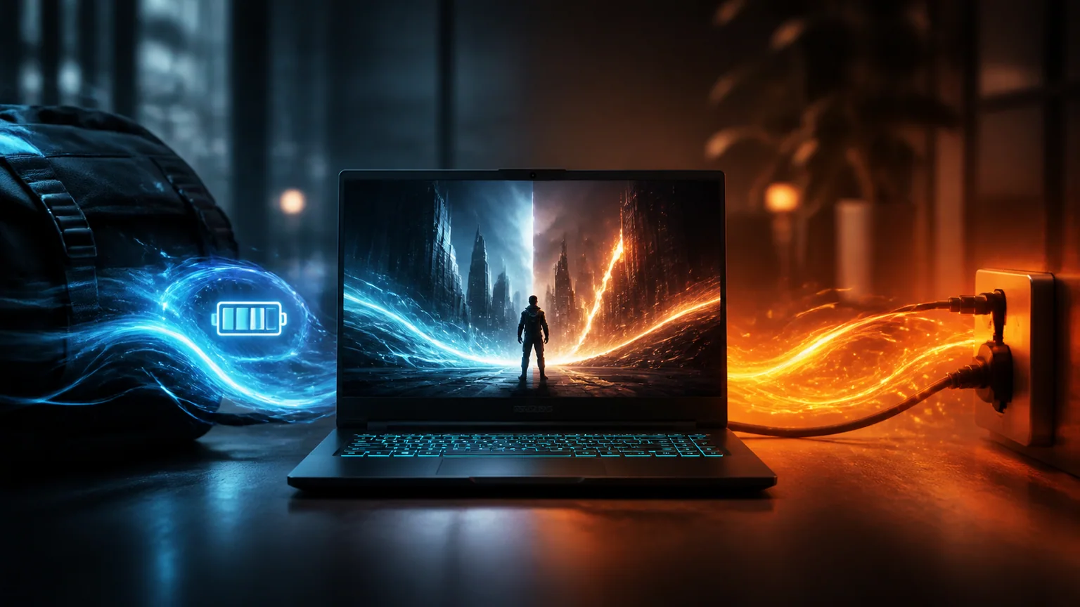 Bateria i zasilanie – MSI Cyborg