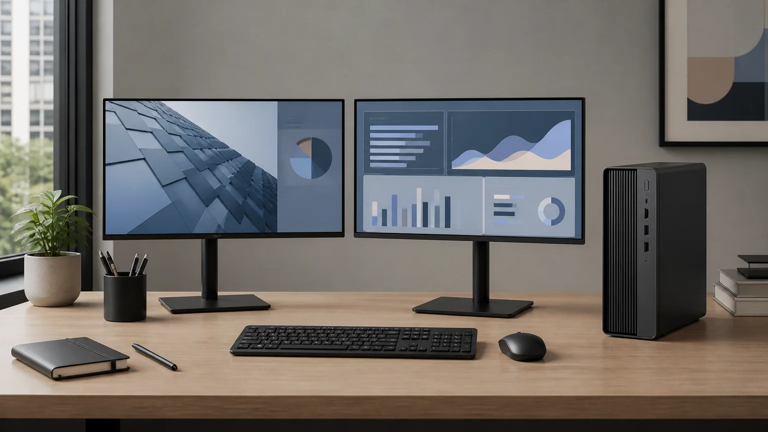 Obraz i obsługa monitorów – HP Pro